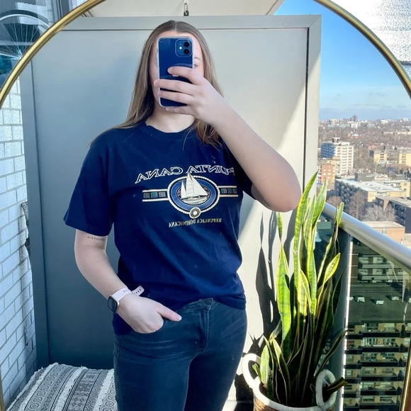 Vintage Style Punta Cana Dominican Republic  Dad Tourist T Shirt - Picture 3 of 6